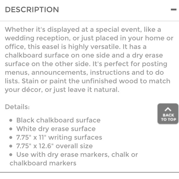 Set of 7 chalkboard/ dry erase board easels EUC - Picture 5 of 5